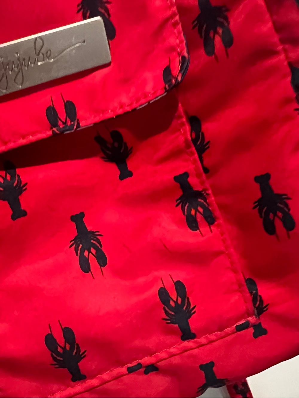 Ju-Ju-Be Kids Backpack in Cape Cod Red with Navy Print - Picture 3 of 9